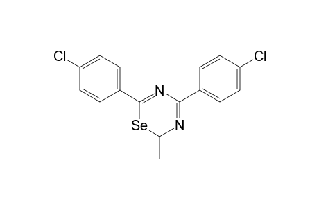 6-Methyl-2,4-bis(p-chloeophenyl)-6H-1,3,5-selenadiazine