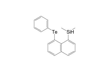 1-Phenyltellanyl-8-dimethylsilylnaphthalene