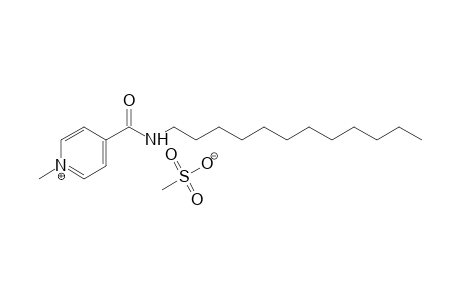 4-(dodecylcarbamoyl)-1-methylpyridinium methanesulfonate