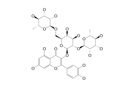 QUERCETIN-3-O-(2'',6''-DI-O-ALPHA-L-RHAMNOPYRANOSYL)-BETA-D-GALACTOPYRANOSIDE