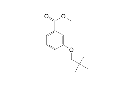 Benzoic acid, 3-(neopentyl)oxy-, methyl ester