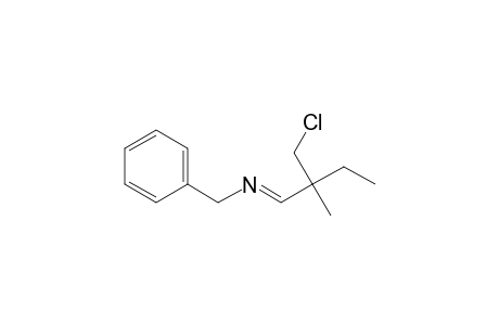 N-(3-Chloro-2-ethyl-2-methyl-1-propylidene)-benzylamine