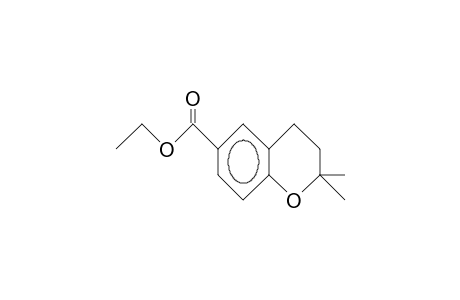 2,2-dimethyl-6-chromancarboxylic acid, ethyl ester