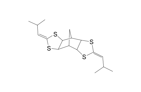 4,10-Bis(2-methylpropylidene)-3,5,9,11-tetraithiatetracyclo[5.5.1.0(2,6).0(8,12)]tridecane