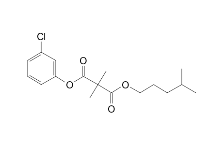 Dimethylmalonic acid, 3-chlorophenyl isohexyl ester