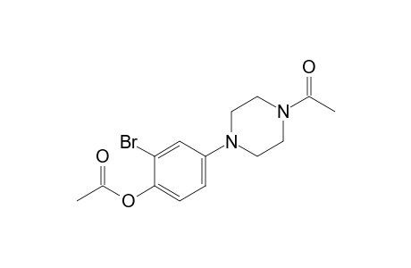 N-Acetyl-N'-(3-bromo-4-acetyloxyphenyl)piperazine