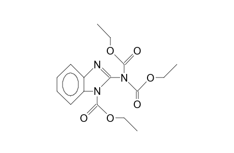 2-(dicarboxyamino)-1-benzimidazolecarboxylic acid, triethyl ester