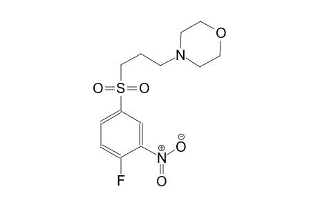 4-(3-[(4-Fluoro-3-nitrophenyl)sulfonyl]propyl)morpholine