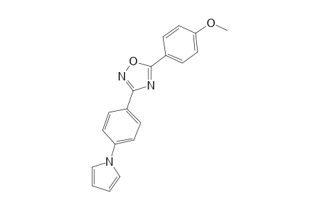 5-(4-Methoxyphenyl)-3-(4-pyrrol-1-ylphenyl)-[1,2,4]oxadiazol