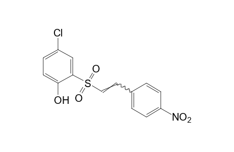 4-chloro-2-[(p-nitrostyryl)sulfonyl]phenol