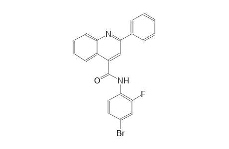 N-(4-bromo-2-fluorophenyl)-2-phenyl-4-quinolinecarboxamide