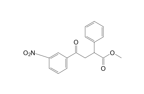 beta-(m-Nitrobenzoyl)hydratropic acid, methyl ester