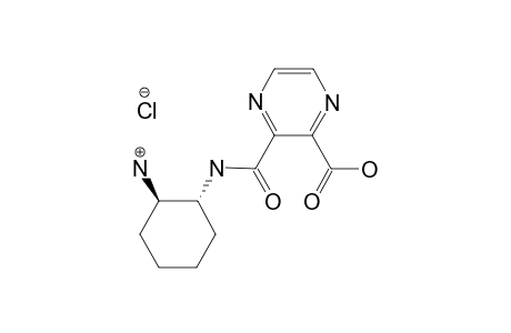 3-[[[(1R,2R)-2-AMINO-CYCLOHEXYL]-AMINO]-CARBONYL]-PYRAZINE-CARBOXYLIC-ACID-HYDROCHLORIDE