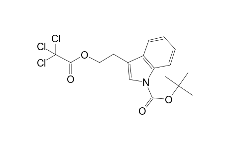 2-[1'-(Tert-butyloxycarbonyl)indol-3'-yl)ethyl trichloroacetate