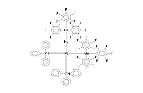 TRANS-BIS(TRIPHENYLPHOSPHINE)[TRIS(PENTAFLUOROPHENYL)GERMYLMERCURO][TRIS(PENTAFLUOROPHENYL)GERMYL]PLATINA