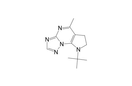 8-tert-butyl-7,8-dihydro-5-methyl-6H-pyrrolo[3,2-e][1,2,4]triazolo[1,5-a]pyrimidine