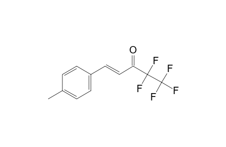 (E)-4,4,5,5,5-pentafluoro-1-(4-methylphenyl)pent-1-en-3-one
