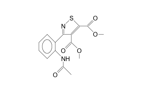 3-(2-Acetamido-phenyl)-isothiazole-4,5-dicarboxylic acid, dimethyl ester