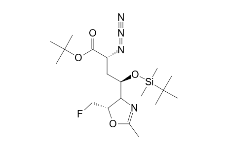 TERT.-BUTYL-(2S,4S,4'S,5'S)-2-AZIDO-4-[(TERT.-BUTYL)-DIMETHYLSILYLOXY]-4-[5'-(FLUOROMETHYL)-4',5'-DIHYDRO-2'-METHYL-1',3'-OXAZOL-4'-YL]-BUTYRATE