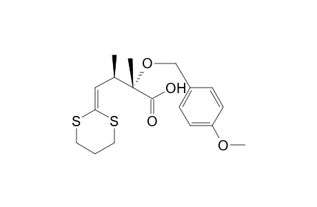 2,3-Dimethyl-4-(1,3-dithianylidene)-2-[(4-methoxybenzyl)oxy]butanoic acid