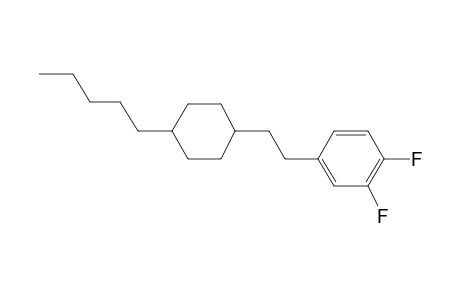 Benzene, 1,2-difluoro-4-[2-(4-pentylcyclohexyl)ethyl]-