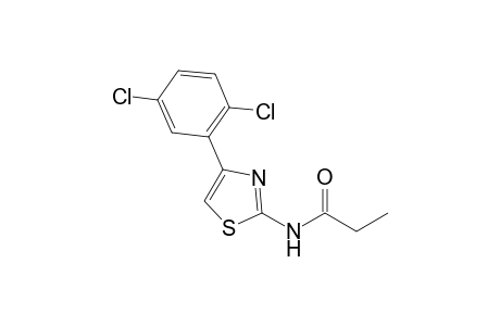 Propanamide, N-[4-(2,5-dichlorophenyl)-2-thiazolyl]-