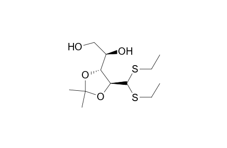 (1R)-1-[(4R,5S)-5-[bis(ethylsulfanyl)methyl]-2,2-dimethyl-1,3-dioxolan-4-yl]ethane-1,2-diol