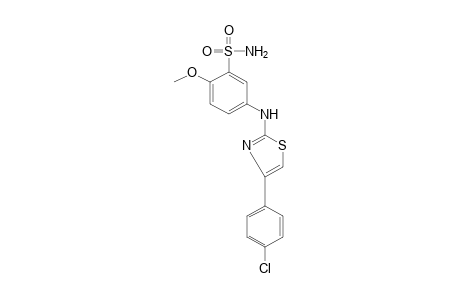 N3-[4-(p-chlorophenyl)-2-thiazolyl]-6-methoxymetanilamide