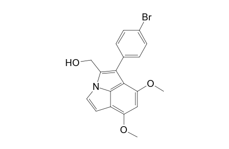 1-(4'-Bromophenyl)-6,8-dimethoxy-2-hydroxymethylpyrrolo[3,2,1-hi]indole