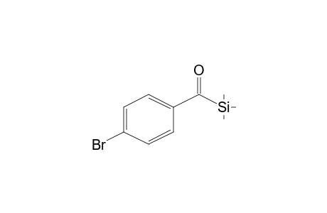 Benzene, 1-bromo-4-(trimethylsilylcarbonyl)-