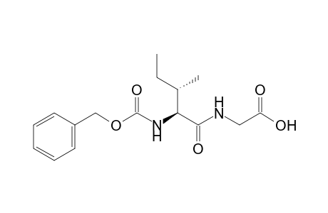 N-(N-carboxy-L-isoleucyl)glycine, N-benzyl ester