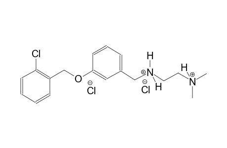 1,2-ethanediaminium, N~1~-[[3-[(2-chlorophenyl)methoxy]phenyl]methyl]-N~2~,N~2~-dimethyl-, dichloride