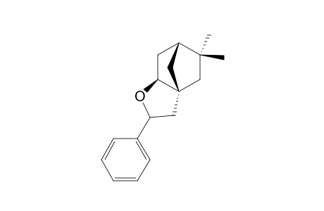 8,8-DIMETHYL-3-PHENYL-EXO-4-OXATRICYClO-[5.2.1.0(1,5)]-DECANE;MAJOR_ISOMER