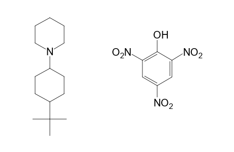 1-(4-tert-butylcyclohexyl)piperidine, picrate