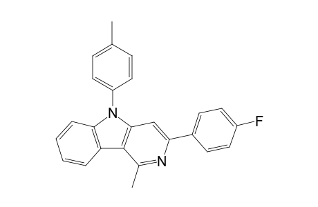 3-(4-fluorophenyl)-1-methyl-5-(p-tolyl)-5H-pyrido[4,3-b] indole