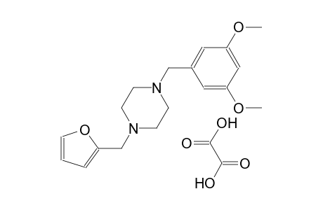 1-(3,5-dimethoxybenzyl)-4-(2-furylmethyl)piperazine oxalate