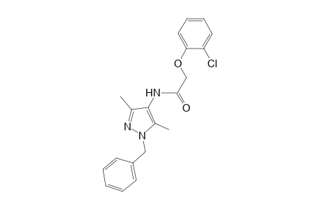 N-(1-benzyl-3,5-dimethyl-1H-pyrazol-4-yl)-2-(2-chlorophenoxy)acetamide