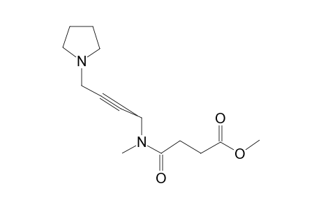 Propionamide, 3-methoxycarbonyl-N-methyl-N-[4-(1-pyrrolidinyl)-2-butynyl