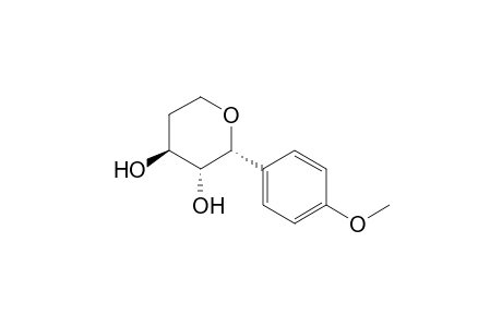 (2R*,3R*,4S*)-2-(4-METHOXYPHENYL)-TETRAHYDROPYRAN-3,4-DIOL
