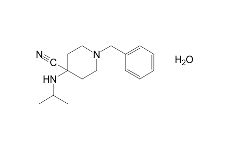 1-benzyl-4-(isopropylamino)isonipecotonitrile, hydrate