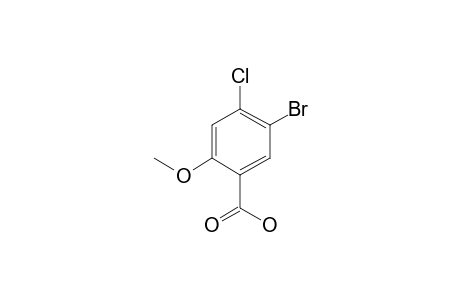 5-Bromo-4-chloro-2-methoxybenzoic acid