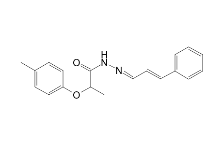 propanoic acid, 2-(4-methylphenoxy)-, 2-[(E,2E)-3-phenyl-2-propenylidene]hydrazide