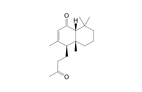 (+)-(4S,4aR,8aR)-3,4a,8,8-Tetramethyl-4-(3-oxobutyl)-4a,5,6,7,8,8a-hexahydro-1(4H)-naphthalenone