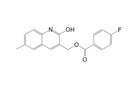 (2-hydroxy-6-methyl-3-quinolinyl)methyl 4-fluorobenzoate