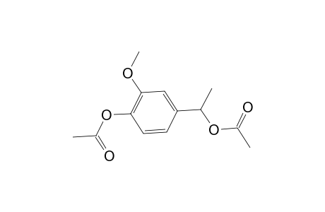 4-[1-(Acetyloxy)ethyl]-2-methoxyphenyl acetate