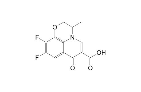 9,10-Difluoro-2,3-dihydro-3-methyl-7-oxo-7H-pyrido[1,2,3-de]-1,4-benzoxazine-6-carboxylic acid