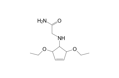 4-((Carbamoylmethyl)amino)-3,5-diethoxycyclopentene