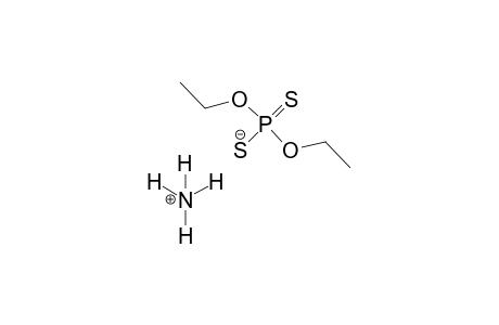 phosphorodithioic acid, O,O-diethyl ester, ammonium salt