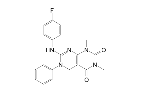 Pyrimido[4,5-d]pyrimidine-2,4(1H,3H)-dione, 7-[(4-fluorophenyl)amino]-5,6-dihydro-1,3-dimethyl-6-phenyl-