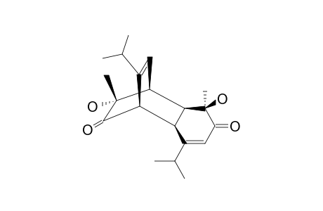 (1RS,2RS,3SR,7SR,8RS,10SR)-3,10-DIHYDROXY-DIELMENTHA-5,11-DIENE-4,9-DIONE